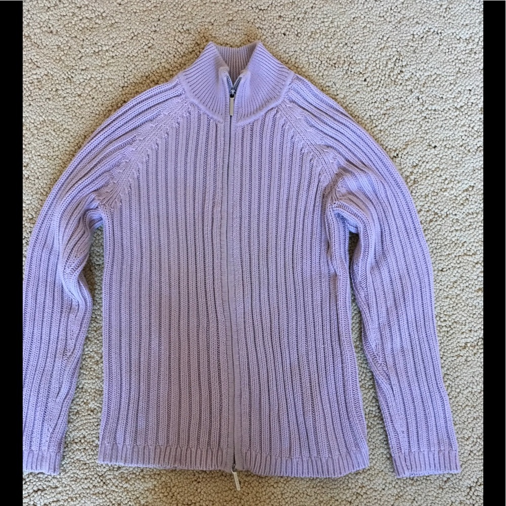 Talbots zip up sweater